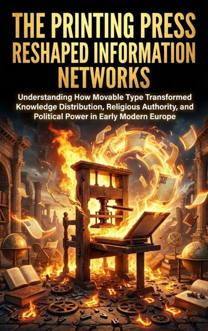 The Printing Press Reshaped Information Networks