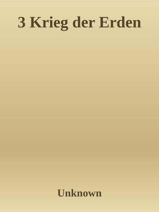Krieg der Erden
