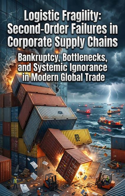 Logistic Fragility: Second-Order Failures in Corporate Supply Chains