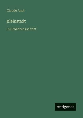 Kleinstadt: in Großdruckschrift - Claude Anet - cover