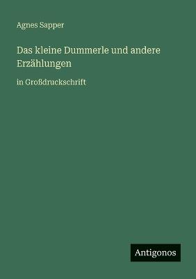 Das kleine Dummerle und andere Erzählungen: in Großdruckschrift - Agnes Sapper - cover