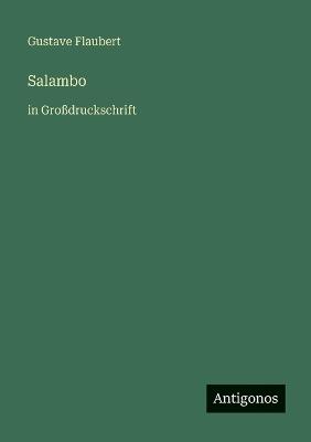 Salambo: in Großdruckschrift - Gustave Flaubert - cover