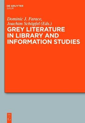 Grey Literature in Library and Information Studies - cover