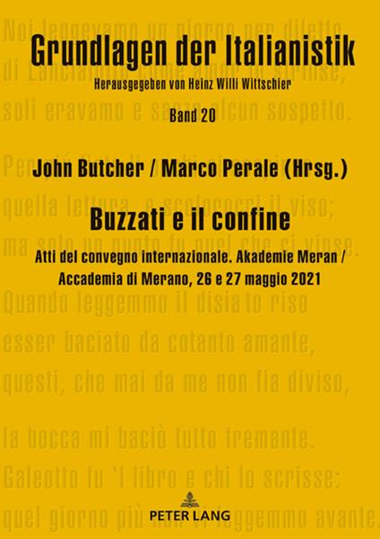 Buzzati e il confine - John Butcher,Marco Perale,Heinz Willi Wittschier - ebook