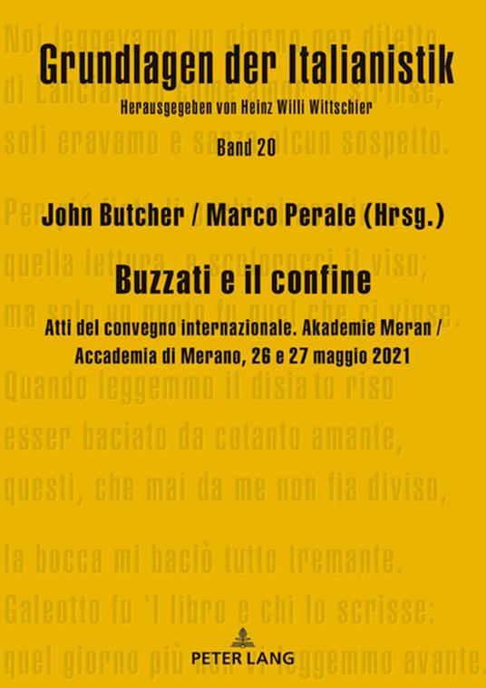 Buzzati e il confine - John Butcher,Marco Perale,Heinz Willi Wittschier - ebook