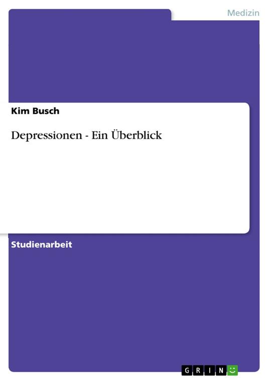 Depressionen - Ein Überblick