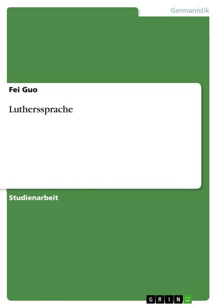 Lutherssprache