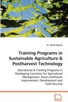 Training Programs in Sustainable Agriculture & Postharvest Technology - David Kagima - cover