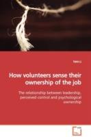 How volunteers sense their ownership of the job - Tian Li - cover