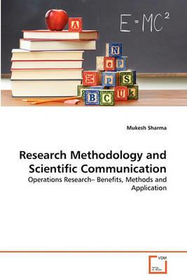 Research Methodology and Scientific Communication - Mukesh Sharma - cover