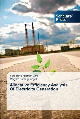 Allocative Efficiency Analysis Of Electricity Generation - Foroogh Shadman Lahiji,Maryam Jafarigalooyek - cover