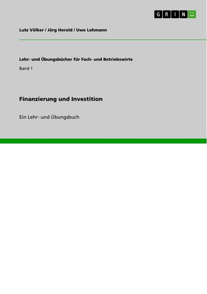 Finanzierung und Investition