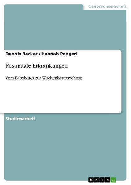 Postnatale Erkrankungen