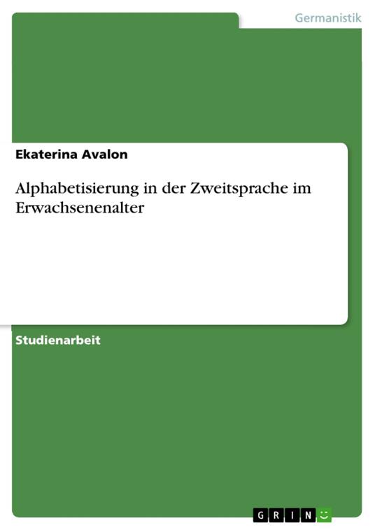 Alphabetisierung in der Zweitsprache im Erwachsenenalter