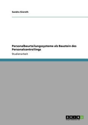 Personalbeurteilungssysteme als Baustein des Personalcontrollings - Sandra Giereth - cover
