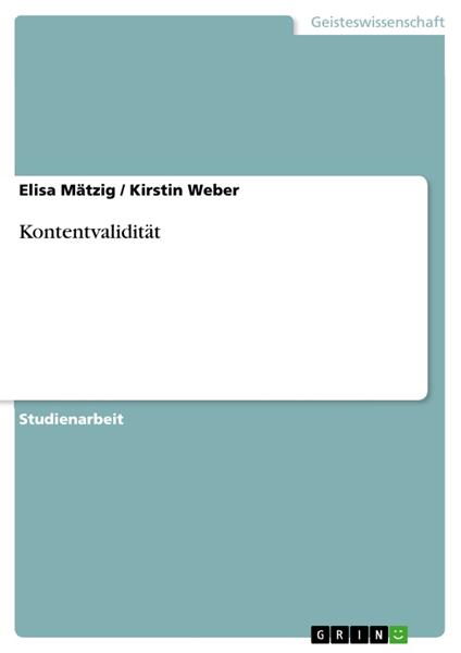 Kontentvalidität