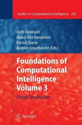 Foundations of Computational Intelligence Volume 3: Global Optimization - cover