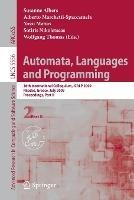 Automata, Languages and Programming: 36th International Colloquium, ICALP 2009, Rhodes, Greece, July 5-12, 2009, Proceedings, Part II - cover