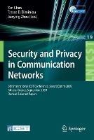 Security and Privacy in Communication Networks: 5th International ICST Conference, SecureComm 2009, Athens, Greece, September 14-18, 2009, Revised Selected Papers