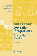 Symbolic Integration I: Transcendental Functions