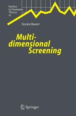 Multidimensional Screening - Suren Basov - cover