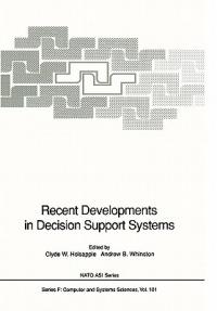 Recent Developments in Decision Support Systems - cover