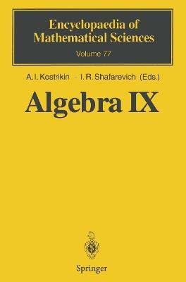 Algebra IX: Finite Groups of Lie Type Finite-Dimensional Division Algebras - cover