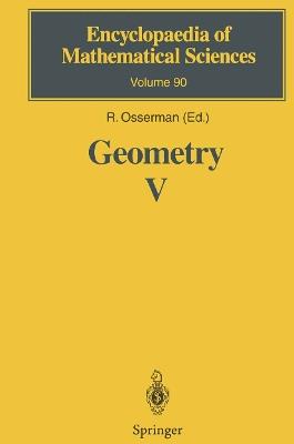 Geometry V: Minimal Surfaces - cover