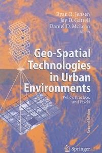 Geo-Spatial Technologies in Urban Environments: Policy, Practice, and Pixels - cover