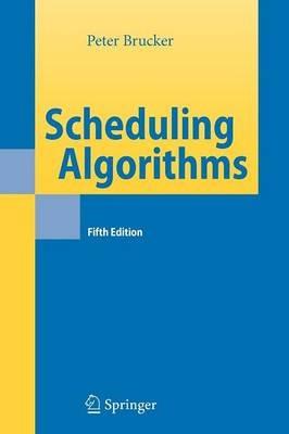 Scheduling Algorithms - Peter Brucker - cover