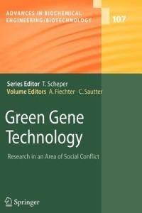 Green Gene Technology: Research in an Area of Social Conflict - cover