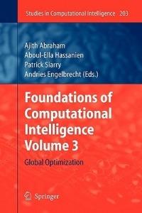 Foundations of Computational Intelligence Volume 3: Global Optimization - cover