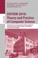 SOFSEM 2010: Theory and Practice of Computer Science: 36th Conference on Current Trends in Theory and Practice of Computer Science, Špindleruv Mlýn, Czech Republic, January 23-29, 2010. Proceedings - cover