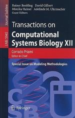 Transactions on Computational Systems Biology XII: Special Issue on Modeling Methodologies