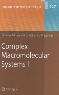 Complex Macromolecular Systems I - cover