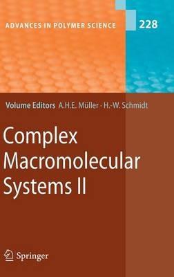 Complex Macromolecular Systems II - cover