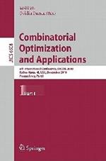 Combinatorial Optimization and Applications: 4th International Conference, COCOA 2010, Kailua-Kona, HI, USA, December 18-20, 2010, Proceedings, Part I