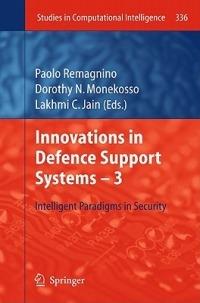 Innovations in Defence Support Systems -3: Intelligent Paradigms in Security - cover