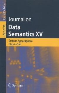 Journal on Data Semantics XV - cover