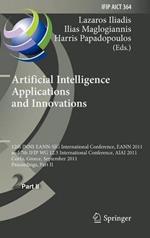 Artificial Intelligence Applications and Innovations: 12th International Conference, EANN 2011 and 7th IFIP WG 12.5 International Conference, AIAI 2011, Corfu, Greece, September 15-18, 2011, Proceedings, Part II