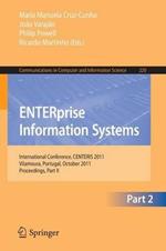 ENTERprise Information Systems: International Conference, CENTERIS 2011, Vilamoura, Algarve, Portugal, October 5-7, 2011. Proceedings, Part II