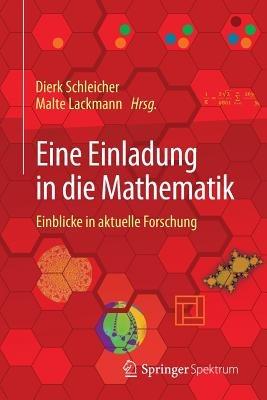 Eine Einladung in die Mathematik: Einblicke in aktuelle Forschung - cover