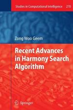 Recent Advances in Harmony Search Algorithm