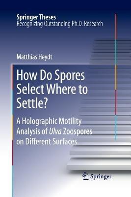 How Do Spores Select Where to Settle?: A Holographic Motility Analysis of Ulva Zoospores on Different Surfaces - Matthias Heydt - cover