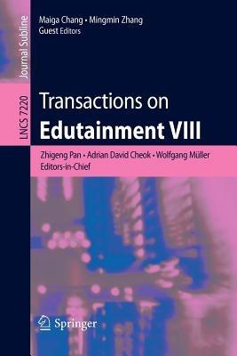 Transactions on Edutainment VIII - cover