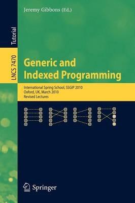 Generic and Indexed Programming - cover