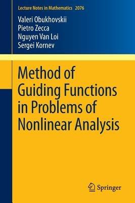 Method of Guiding Functions in Problems of Nonlinear Analysis - Valeri Obukhovskii,Pietro Zecca,Nguyen Van Loi - cover
