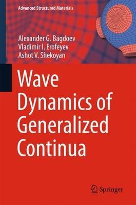 Wave Dynamics of Generalized Continua - Alexander G. Bagdoev,Vladimir I. Erofeyev,Ashot V. Shekoyan - cover