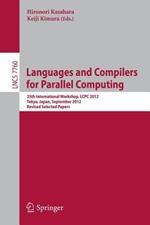 Languages and Compilers for Parallel Computing: 25th International Workshops, LCPC 2012, Tokyo, Japan, September 11-13,2012, Revised Selected Papers