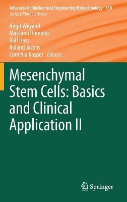 Mesenchymal Stem Cells -  Basics and Clinical Application II - cover